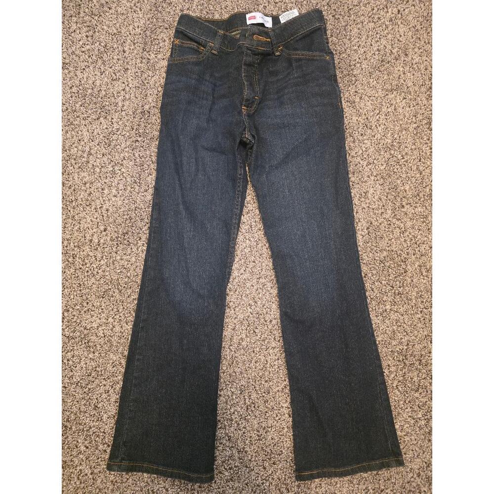 Wrangler Boys 14 Slim Classic Boot Jeans Dark Wash